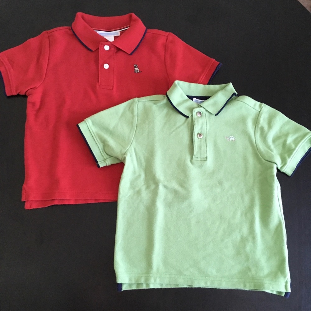 Janie and Jack, polos, size 2T and 3T